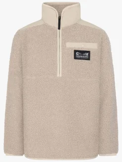 Fleecetøj|Didriksons Exa Fleecetrøje, Beach beige