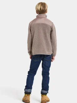 Børn Didriksons Exa Fleecetrøje, Ash Brown