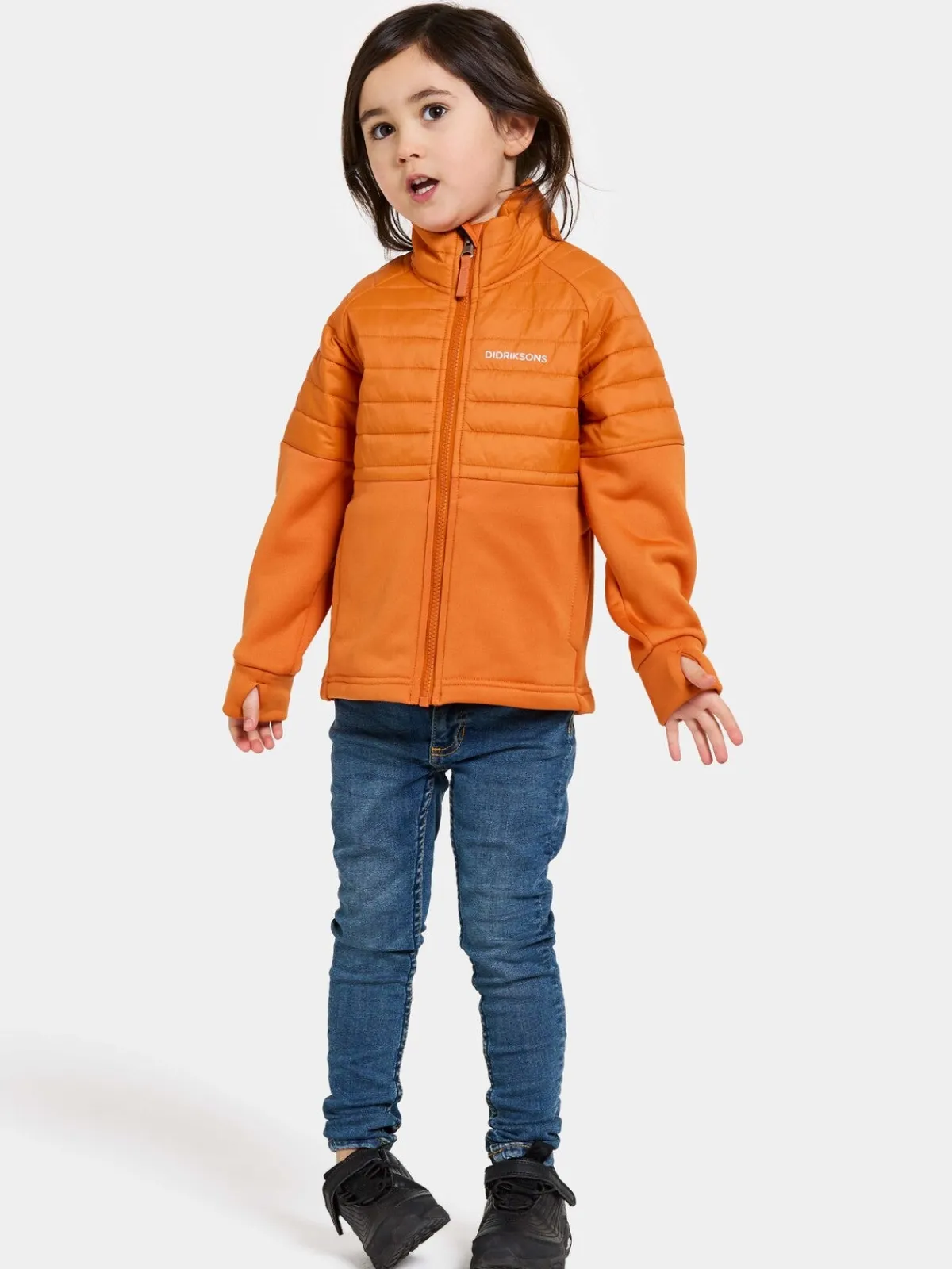 Overtøj|Didriksons Filur Hybridjakke, Jam Orange