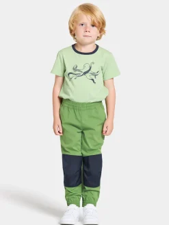 Børn Didriksons Flox Outdoor Bukser, Algae Green