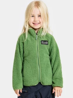 Fleecetøj|Didriksons Gibbs Fleecetrøje, Algae Green