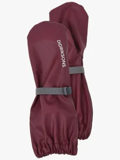 Børn Didriksons Glove Regnvanter, Anemon Red