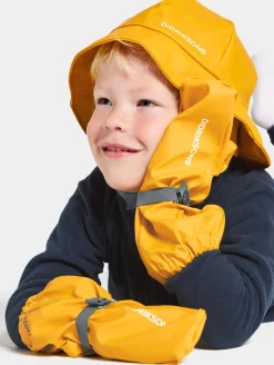 Børn Didriksons Regntøj|Tilbehør-Glove Regnvanter, Oat Yellow