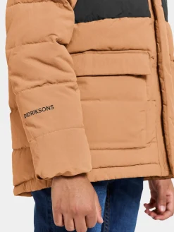 Børn Didriksons Vintertøj-Granite Dynejakke, Almond Brown