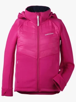 Overtøj|Didriksons Grinda Hybridjakke, Warm Cerise