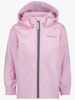 Overtøj|Didriksons Hindbær Vindjakke, Orchid Pink Lyserød