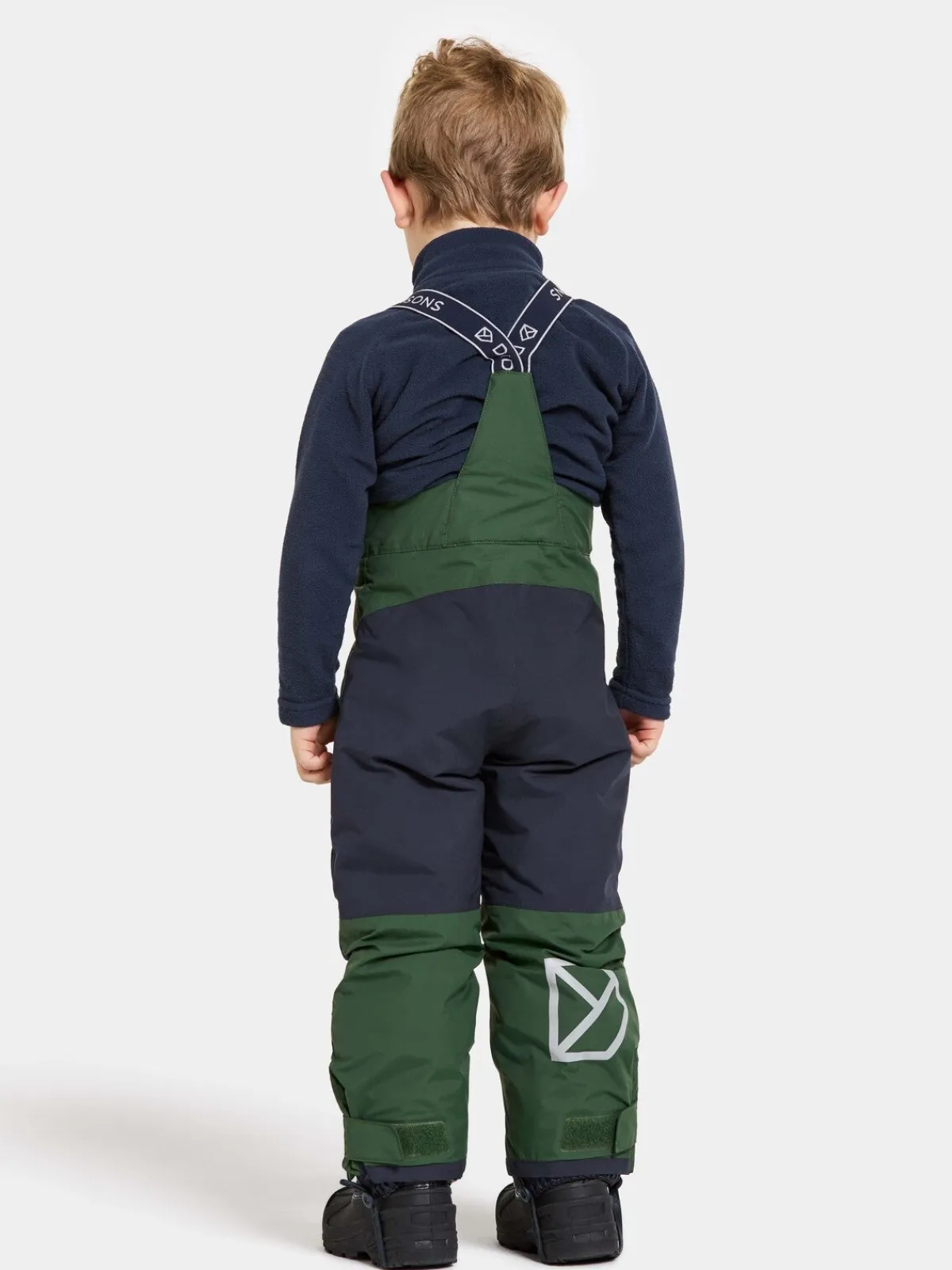 Børn Didriksons Termotøj|Vintertøj-Idre Overtræksbukser, Pine Green