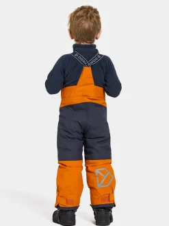 Termotøj|Vintertøj|Didriksons Idre Overtræksbukser, Orange Jam Sort/Orange