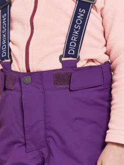 Termotøj|Vintertøj|Didriksons Idre Overtræksbukser, Royal Purple Lilla/Sort