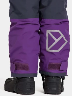Termotøj|Vintertøj|Didriksons Idre Overtræksbukser, Royal Purple Lilla/Sort
