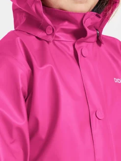 Regntøj|Didriksons Jojo Regnjakke, Plastic Pink Lyserød