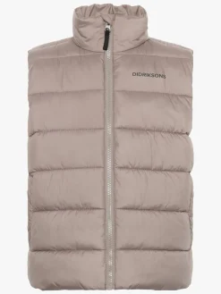 Overtøj|Didriksons Kilo Vest, Ash Brown Brun