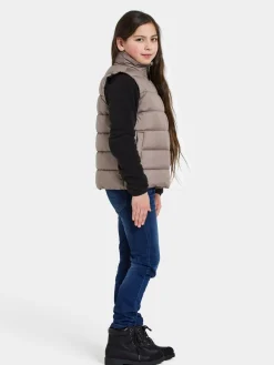 Overtøj|Didriksons Kilo Vest, Ash Brown Brun
