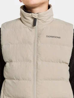 Overtøj|Didriksons Kilo Vest, Clay Beige
