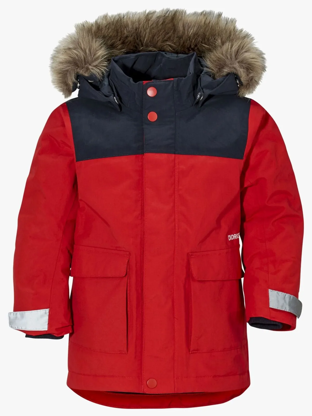 Vintertøj|Didriksons Kure Vinterjakke, Chili Red Rød/Blå