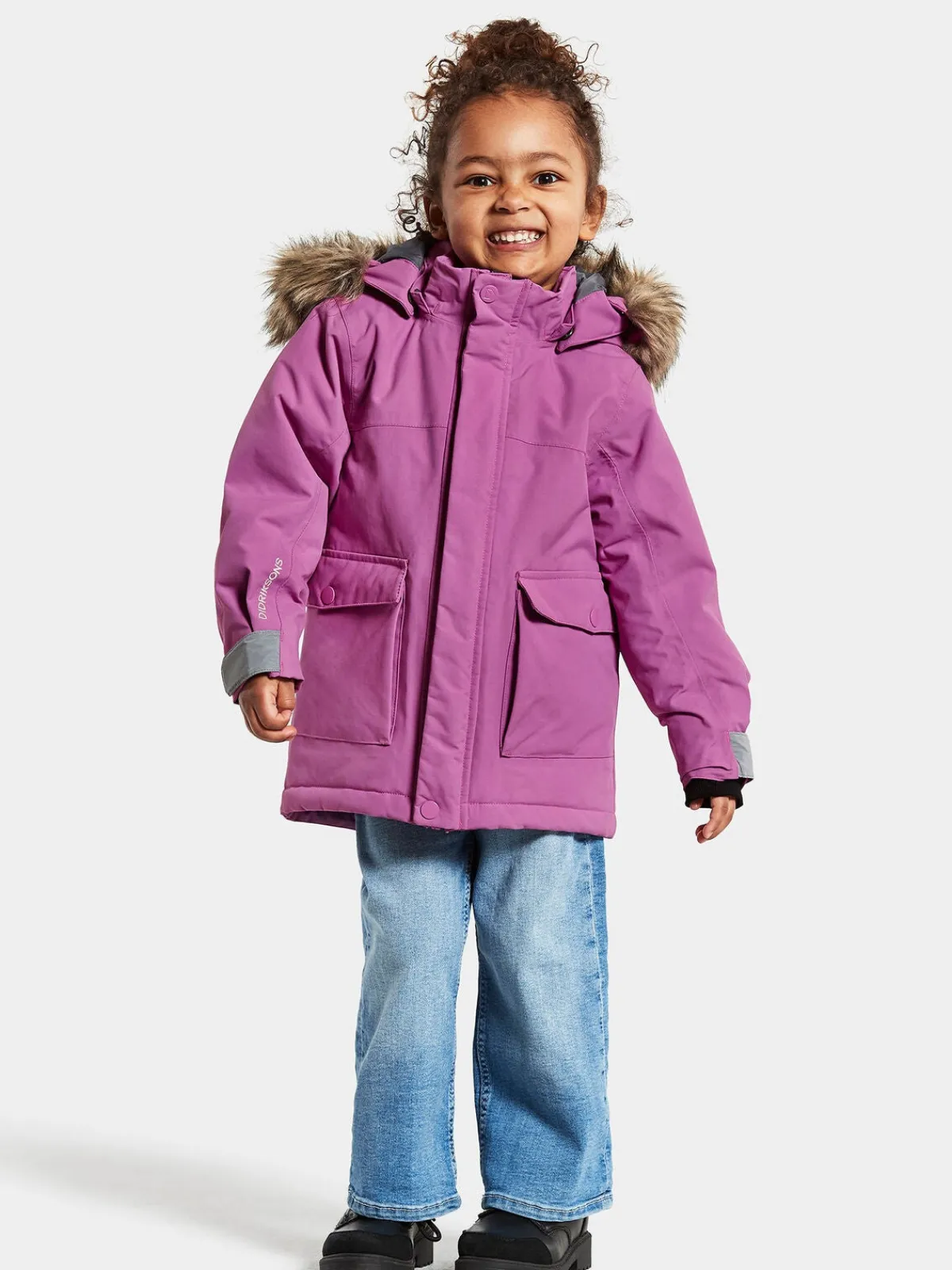 Børn Didriksons Vintertøj-Kure Vinterjakke, Radiant Purple