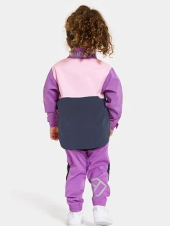 Overtøj|Didriksons Lingon Anorak, Tulip Purple Lilla/Lyserød/Blå