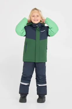Børn Didriksons Vintertøj-Lun Vinterjakke, Pine Green
