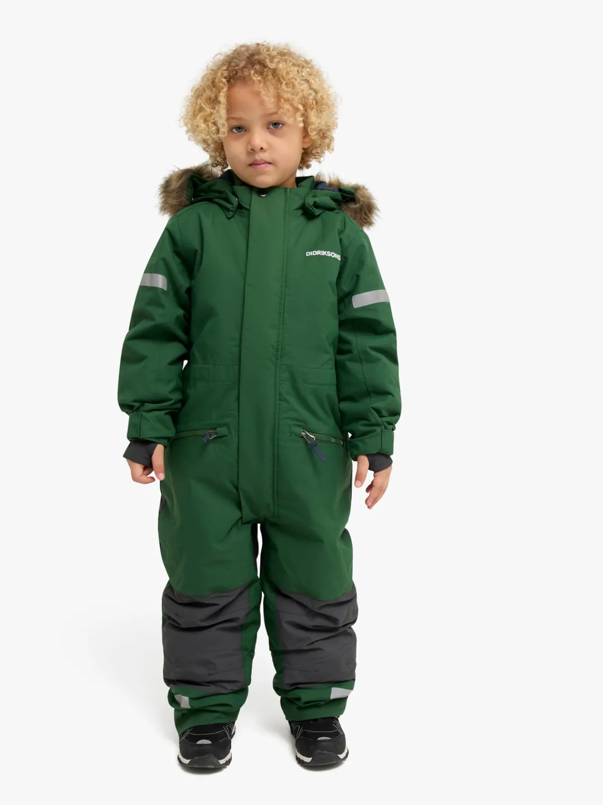 Overtøj|Didriksons Migisi Flyverdragt, Pine Green Lilla