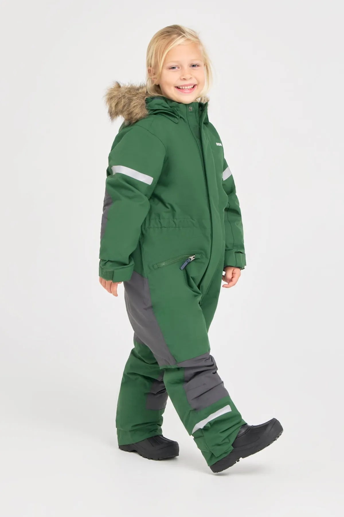 Overtøj|Didriksons Migisi Flyverdragt, Pine Green Lilla