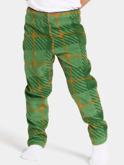 Fleecetøj|Didriksons Monte Fleecebukser, Termos Pine Green Grøn/Orange
