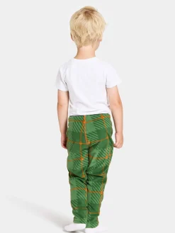 Fleecetøj|Didriksons Monte Fleecebukser, Termos Pine Green Grøn/Orange