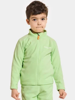 Børn Didriksons Fleecetøj-Monte Fleecetrøje, Pale Green