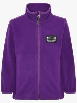 Børn Didriksons Muskot  Vindtæt Vindtæt Fleecetrøje, Royal Purple