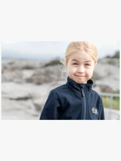 Børn Didriksons Muskot  Vindtæt Vindtæt Fleecetrøje, Dark Night Blue