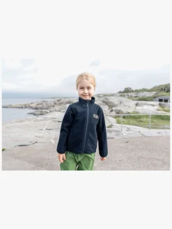 Børn Didriksons Muskot  Vindtæt Vindtæt Fleecetrøje, Dark Night Blue