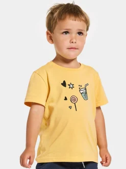Børn Didriksons Mynta T-shirt, Creamy Yellow