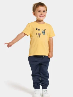 Børn Didriksons Mynta T-shirt, Creamy Yellow