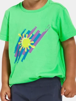 Børn Didriksons Mynta T-shirt, Frog Green