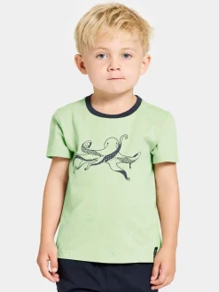 Børn Didriksons Mynta T-shirt, Light Algae Green