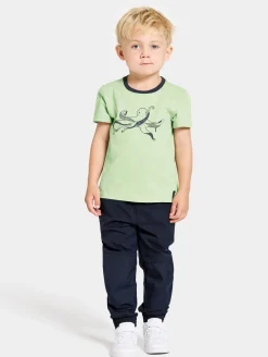 Børn Didriksons Mynta T-shirt, Light Algae Green