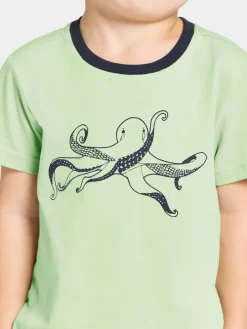 Børn Didriksons Mynta T-shirt, Light Algae Green