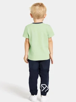 Børn Didriksons Mynta T-shirt, Light Algae Green