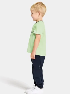 Børn Didriksons Mynta T-shirt, Light Algae Green