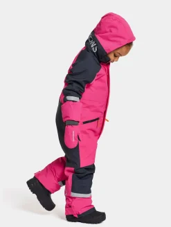 Flyverdragter|Didriksons Neptun Flyverdragt, True Pink Lyserød/Sort