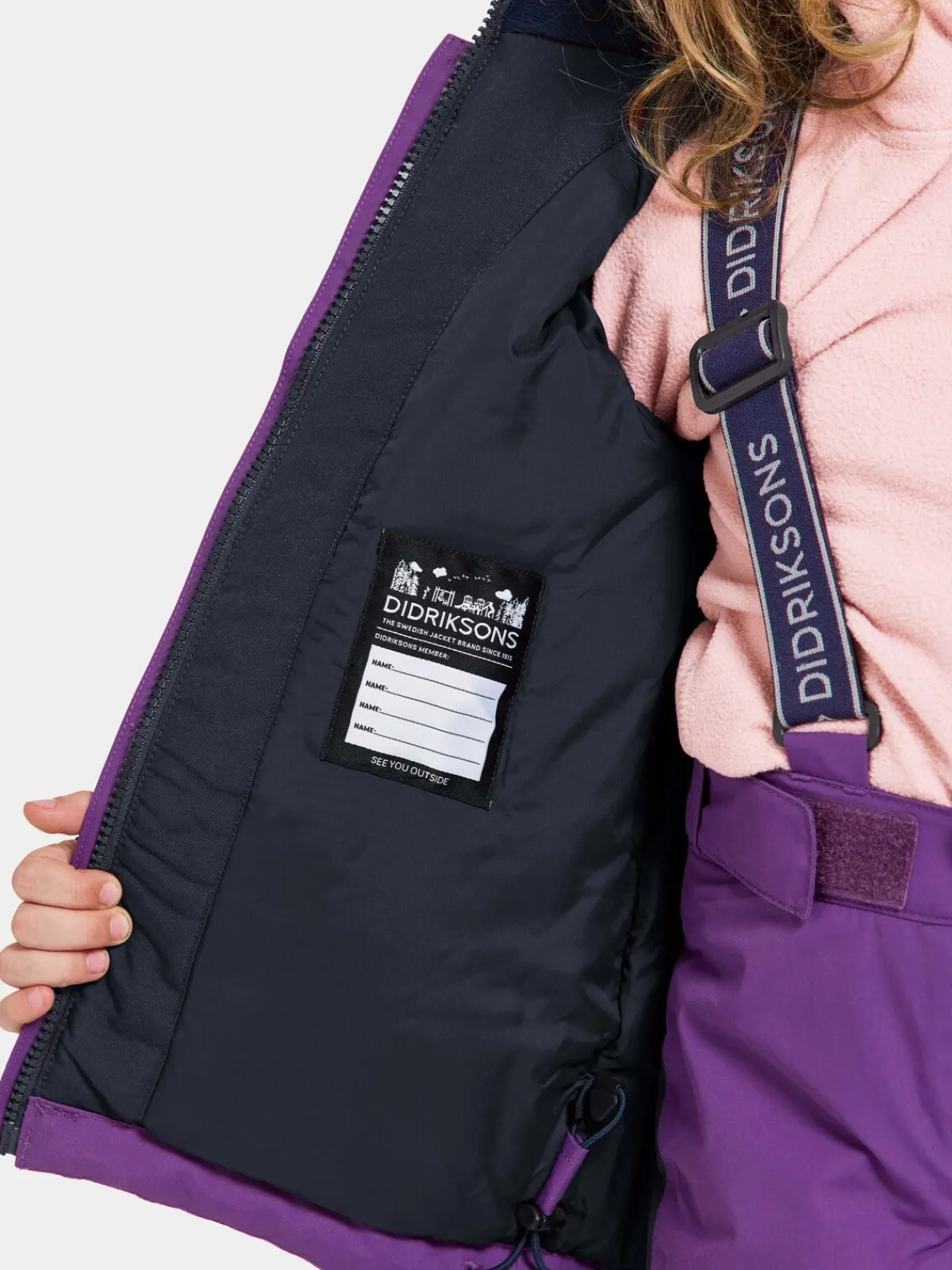 Børn Didriksons Neptun Vinterjakke, Royal Purple