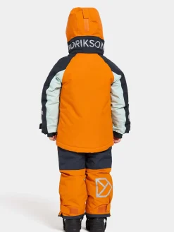 Vintertøj|Didriksons Neptun Vinterjakke, Orange Jam Blå/Orange