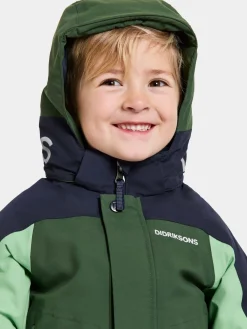 Børn Didriksons Vintertøj-Neptun Vinterjakke, Pine Green