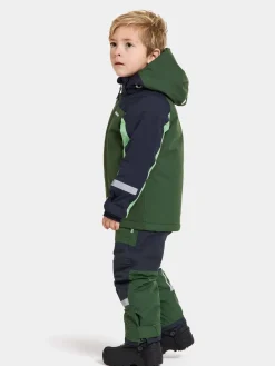 Børn Didriksons Vintertøj-Neptun Vinterjakke, Pine Green