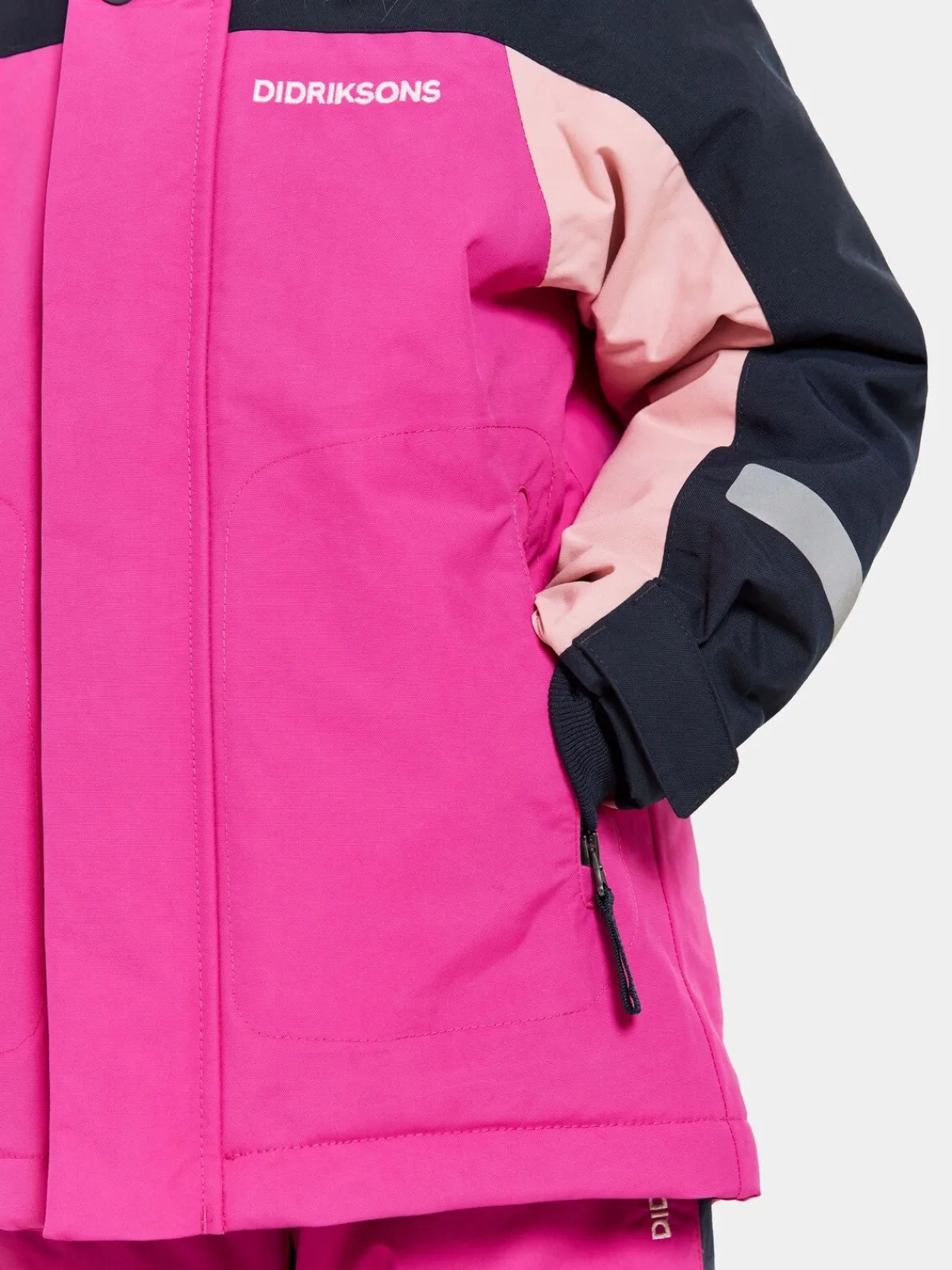 Børn Didriksons Neptun Vinterjakke, Plastic Pink