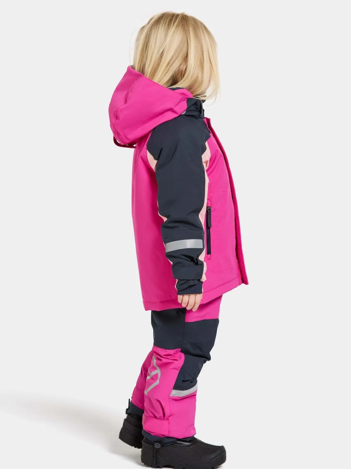 Børn Didriksons Neptun Vinterjakke, Plastic Pink