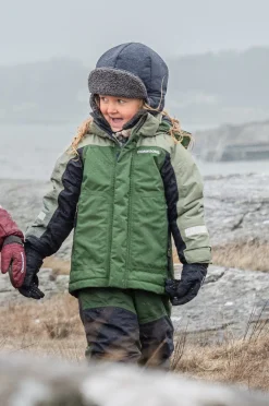 Børn Didriksons Neptun Vinterjakke, Pine Green