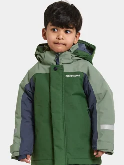 Børn Didriksons Neptun Vinterjakke, Pine Green
