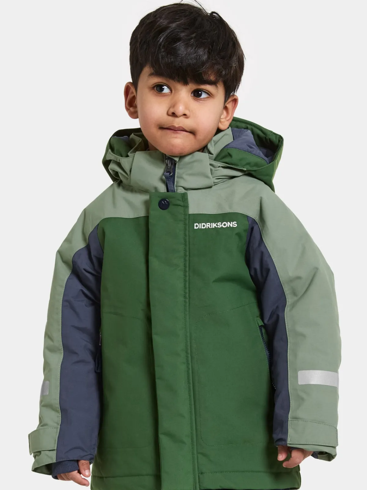 Børn Didriksons Neptun Vinterjakke, Pine Green