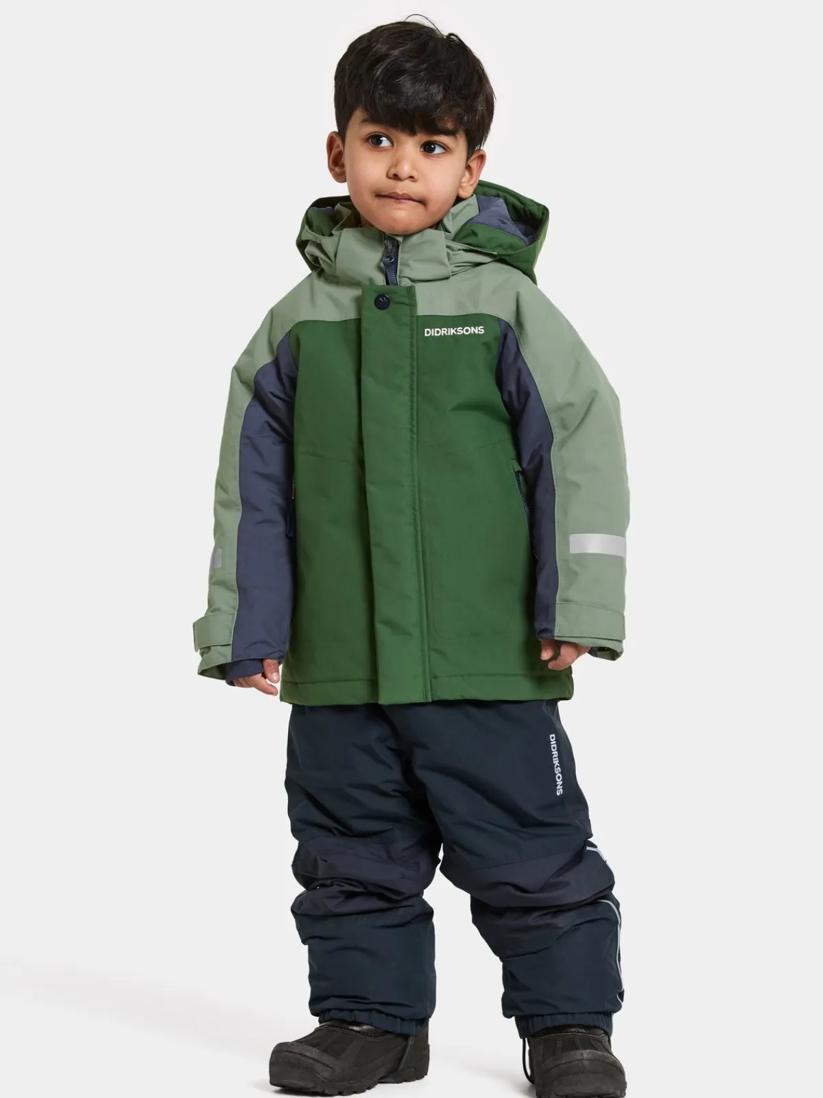 Børn Didriksons Neptun Vinterjakke, Pine Green