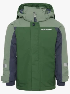 Børn Didriksons Neptun Vinterjakke, Pine Green
